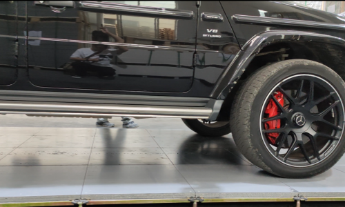 Raised floor load the car
